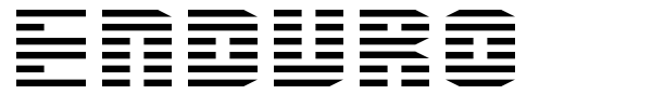 Enduro font