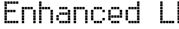 Enhanced LED Board-7 font
