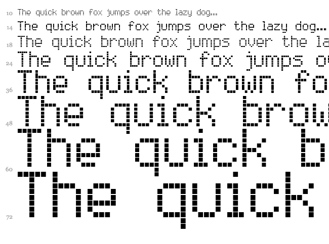 Enhanced LED Board-7 font waterfall