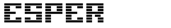 Esper font