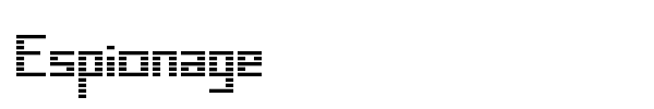 Espionage font