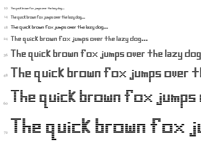 Espionage font waterfall