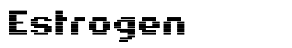 Estrogen font
