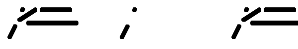 Fifteen Segment Rush LDR font preview