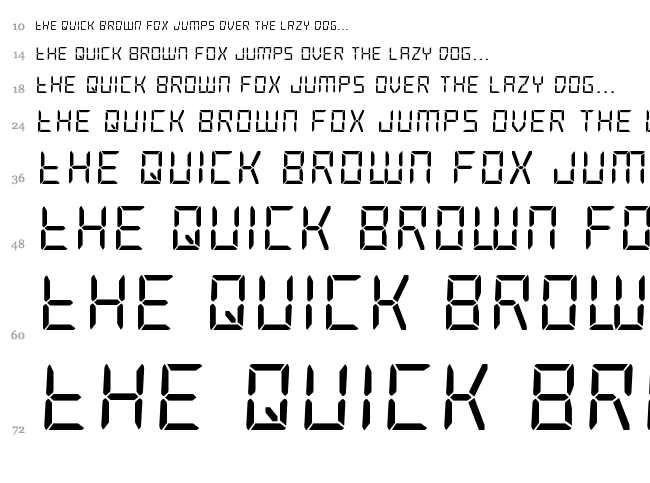 Frozen Crystal font waterfall