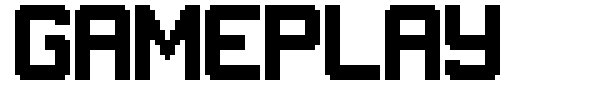 Gameplay font