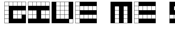 Give Me 5 font preview