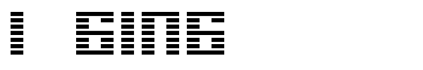 I Ging font