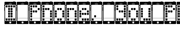 I Phone, You Phone font