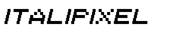 Italipixel font