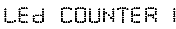 LED Counter Plus 7 font preview
