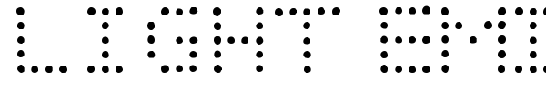 Light Emitting Diodes font
