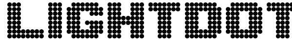 Lightdot 8x8 font