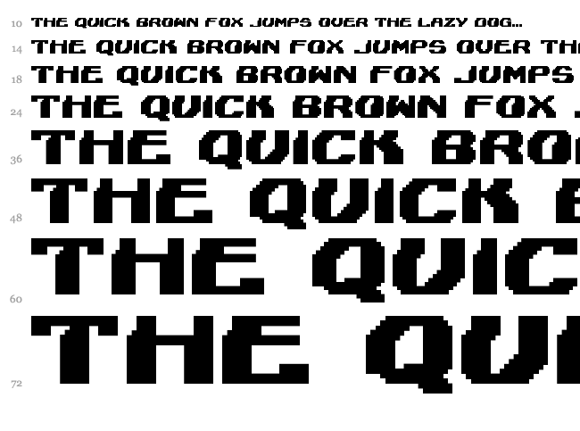 Lightman font waterfall