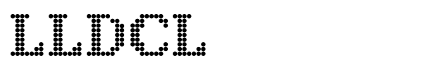 LLDCL font
