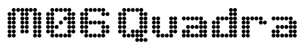 M06 Quadra font