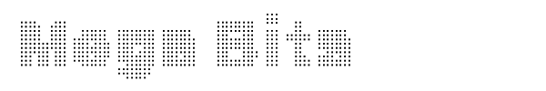 Mega Bits font