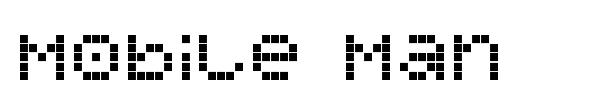 Mobile Man font