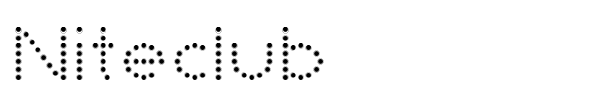 Niteclub font