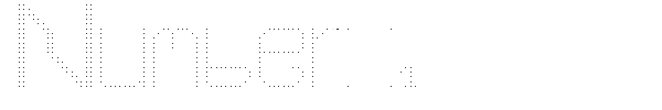 Number 1 font
