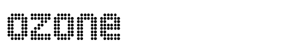 Ozone font