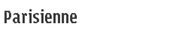Parisienne font