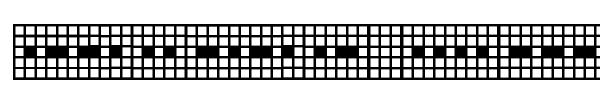Pica Hole font