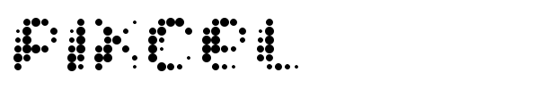 Pixcel font