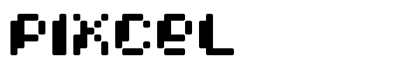 Pixcel font preview