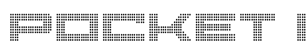 Pocket Ball font preview