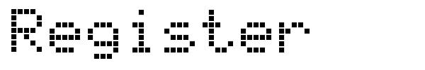 Register font