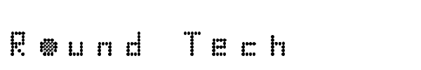 Round Tech font