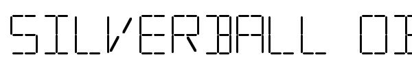 Silverball Oblique font