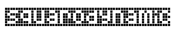 Squarodynamic font