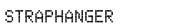 Straphanger font