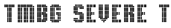 TMBG Severe Tire Damage font