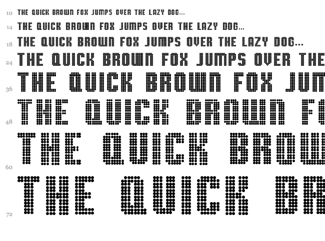 TMBG Severe Tire Damage font waterfall