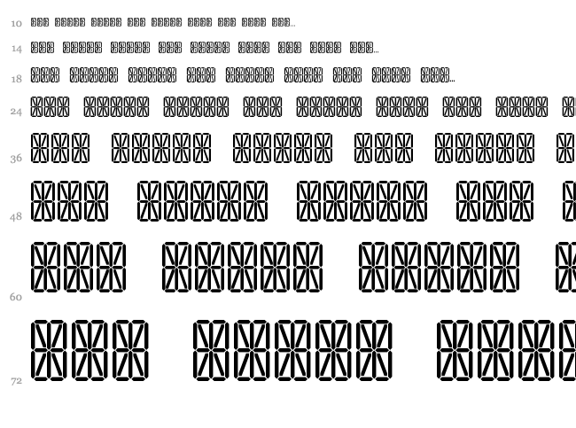 Transponder AOE font waterfall