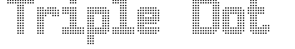 Triple Dot Digital-7 font