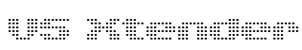 V5 Xtender Loin font preview