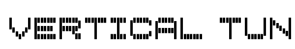 Vertical Tuning font