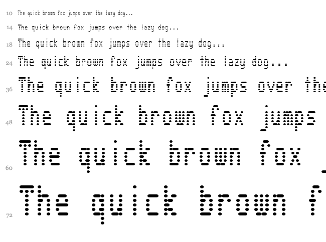 WarText font waterfall