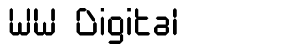 WW Digital font