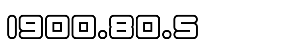 1900.80.5 font