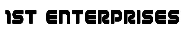 1st Enterprises font preview