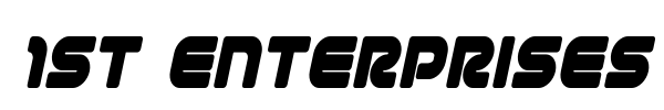 1st Enterprises font preview
