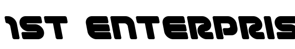 1st Enterprises font preview