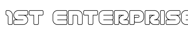1st Enterprises font preview