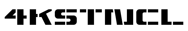 4KSTNCL font