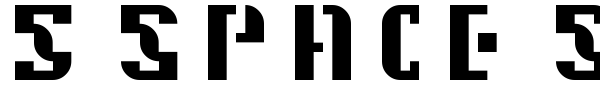 5 Space Station font